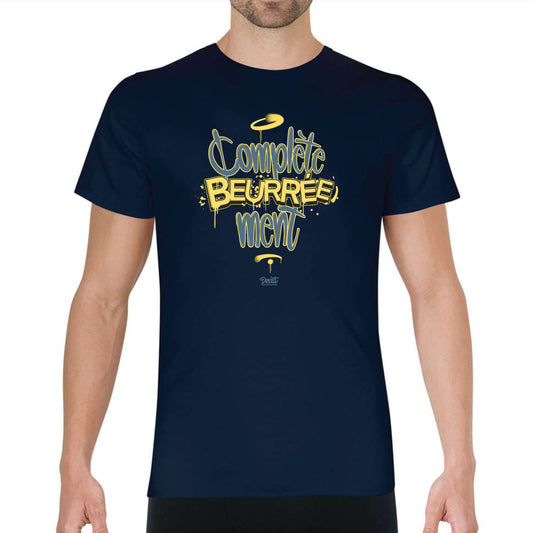 T-shirt Humour "Complètement beurré(e)"